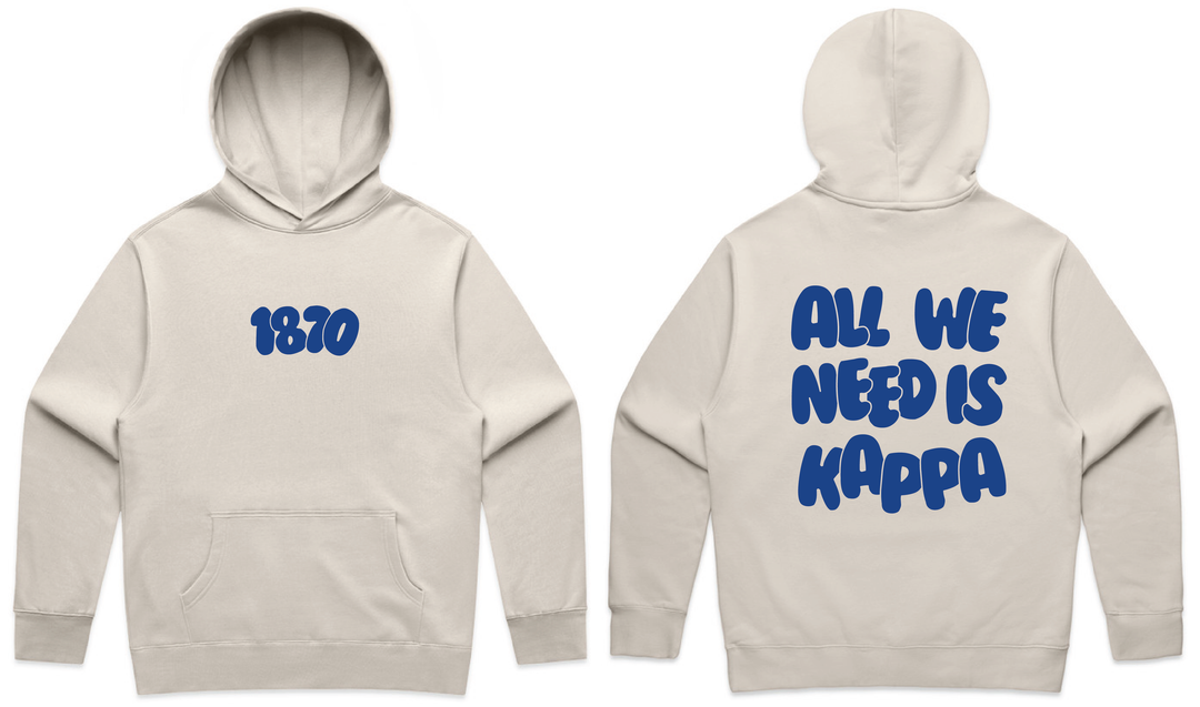 All We Need Heavy Weight Sorority Hoodie