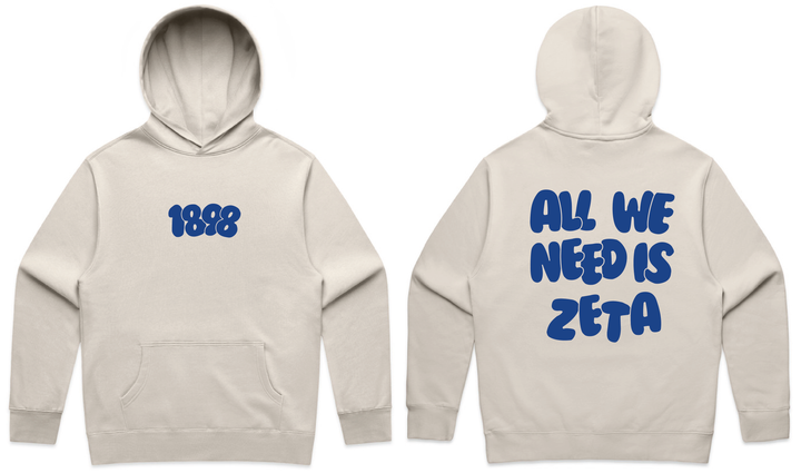 All We Need Heavy Weight Sorority Hoodie