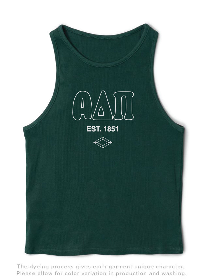 Alpine Bubble Letter Tank