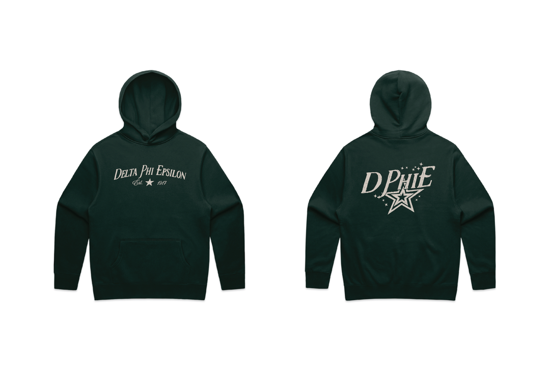 Star Struck Pine Green Heavy Weight Sorority Hoodie