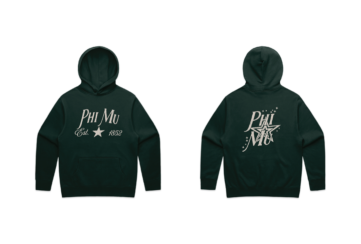 Star Struck Pine Green Heavy Weight Sorority Hoodie