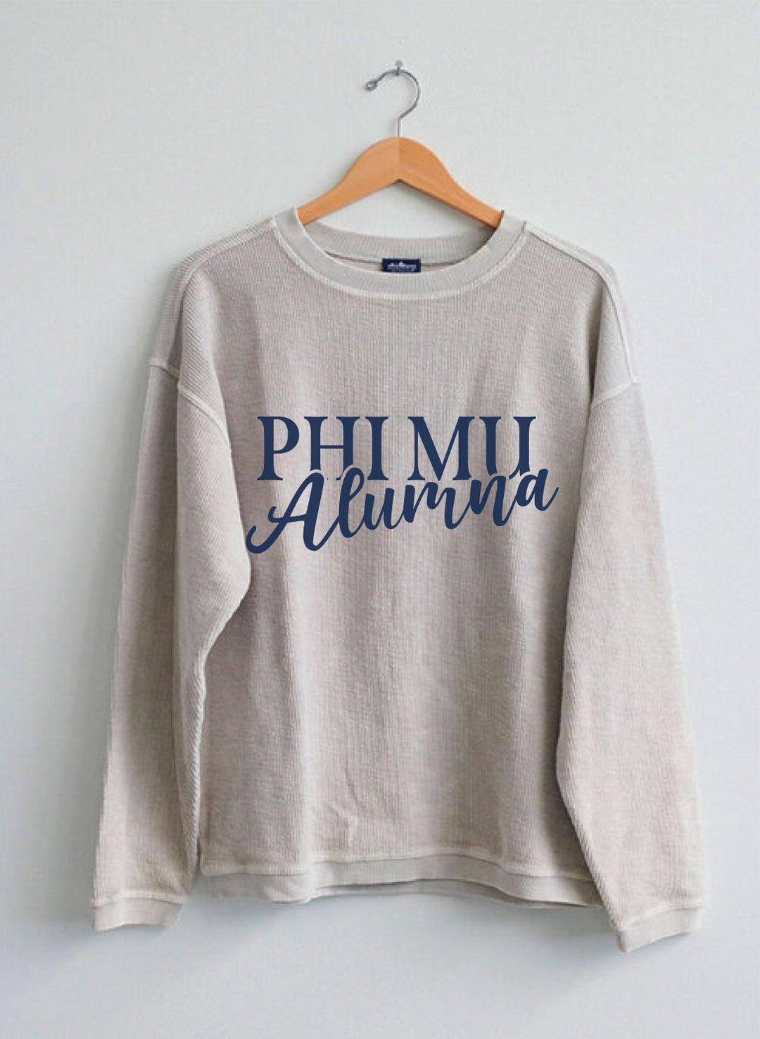 Alumna Sorority Corded Crewneck