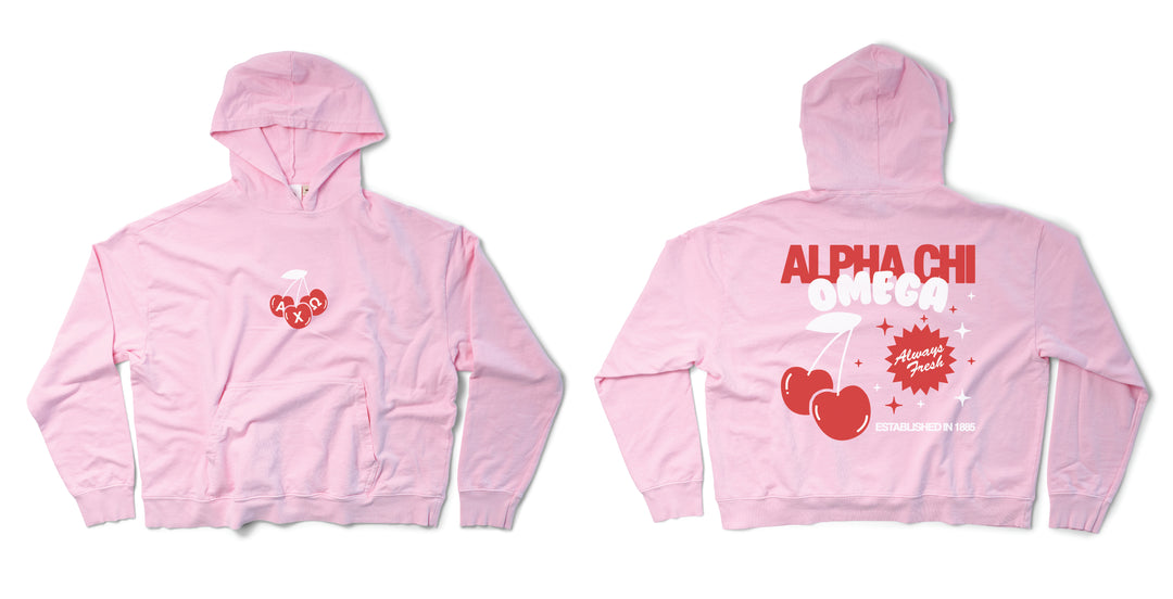 Bubblegum Always Fresh Sorority Light Weight Hoodie