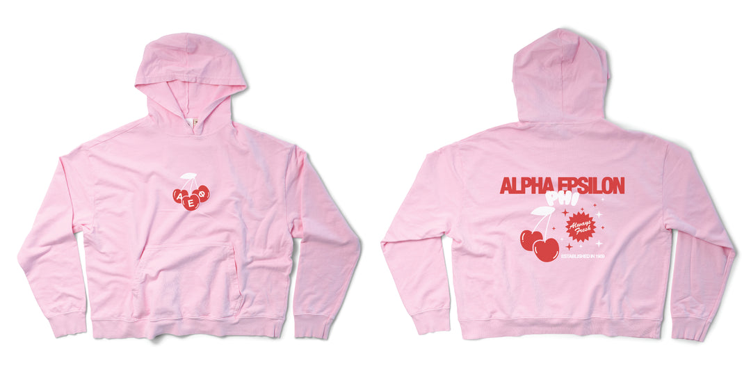 Bubblegum Always Fresh Sorority Light Weight Hoodie