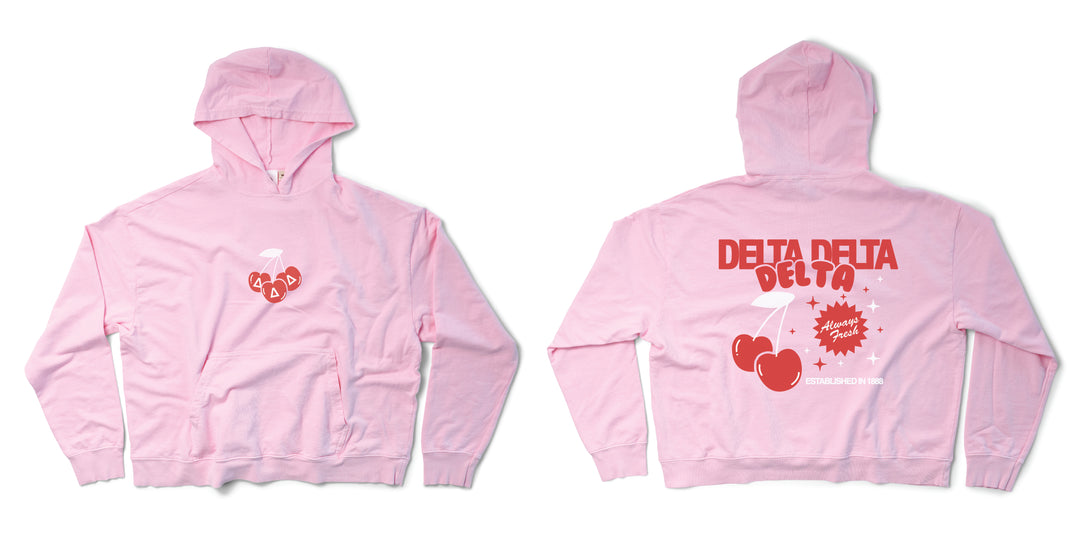 Bubblegum Always Fresh Sorority Light Weight Hoodie