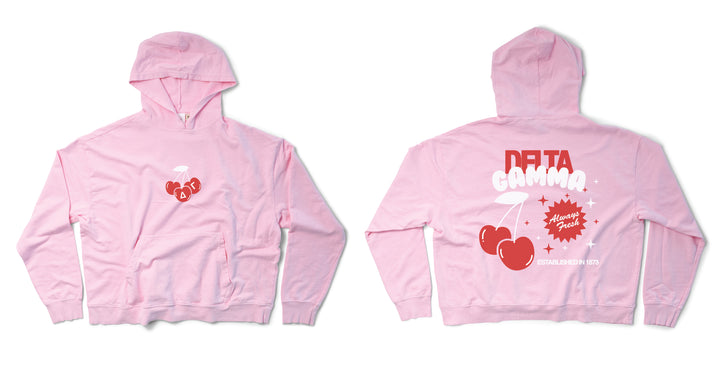 Bubblegum Always Fresh Sorority Light Weight Hoodie