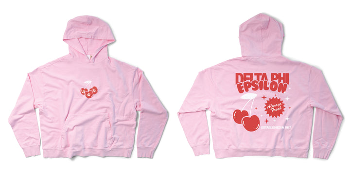 Bubblegum Always Fresh Sorority Light Weight Hoodie