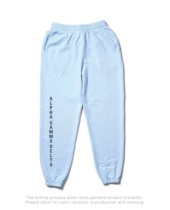 Outline Sorority Arctic Blue Light Weight Joggers