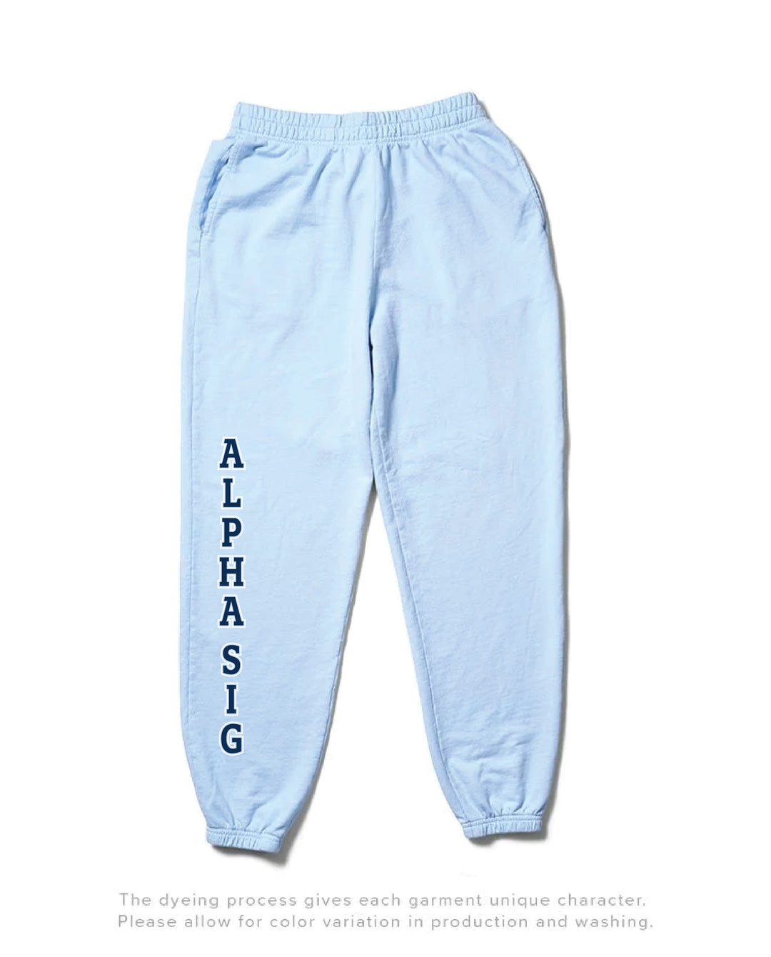 Outline Sorority Arctic Blue Light Weight Joggers