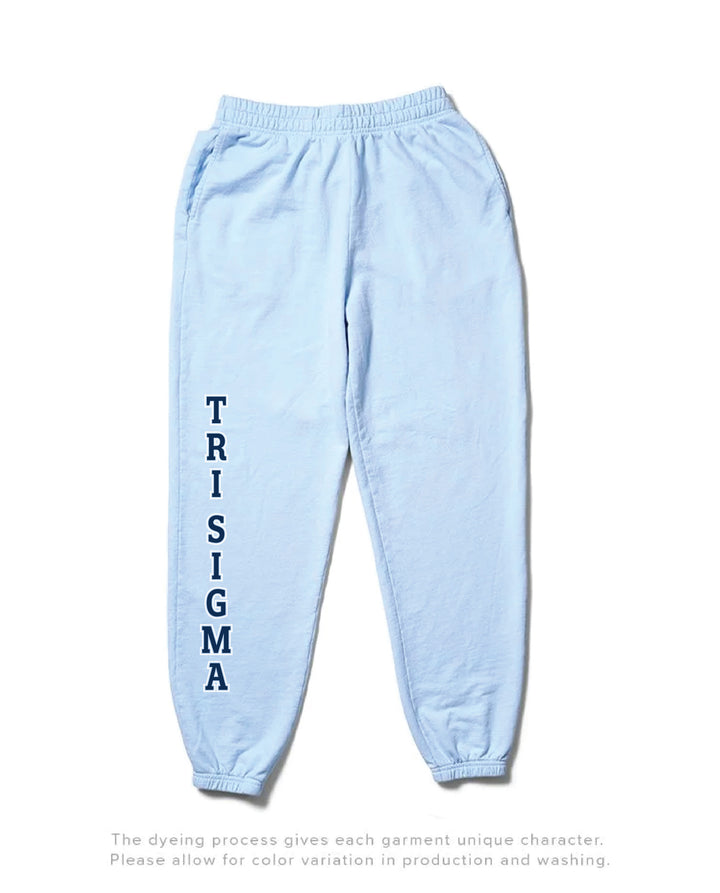 Outline Sorority Arctic Blue Light Weight Joggers
