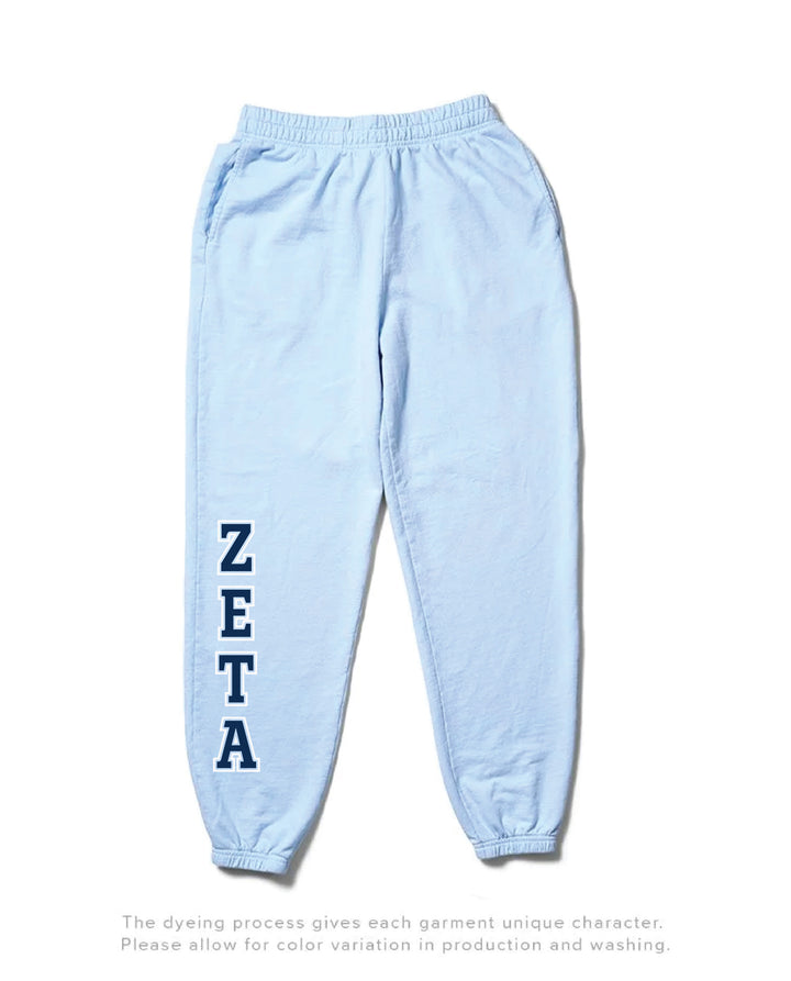 Outline Sorority Arctic Blue Light Weight Joggers