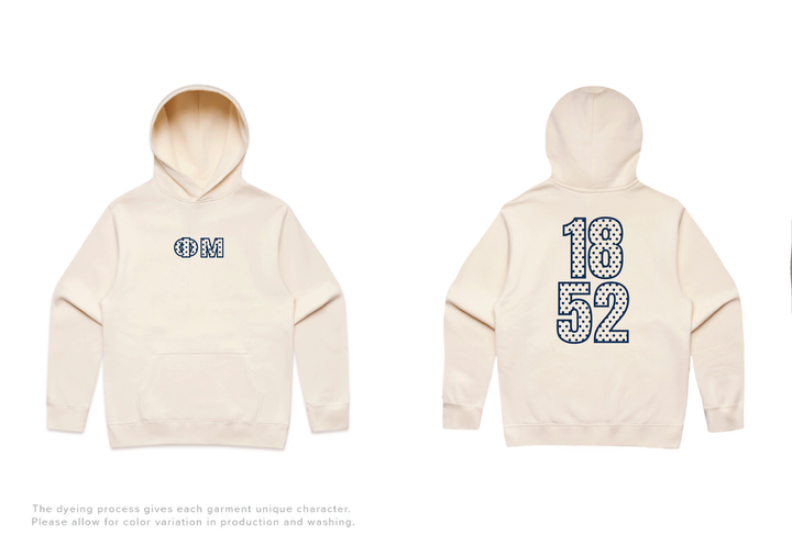 Polka Dot Outline Heavy Weight Sorority Hoodie