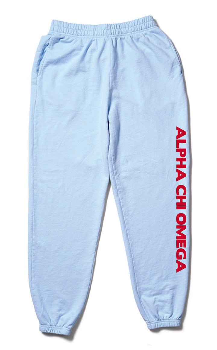 Cherry Arctic Blue Sorority Light Weight Joggers - 2XL