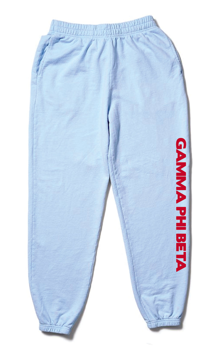 Cherry Arctic Blue Sorority Light Weight Joggers