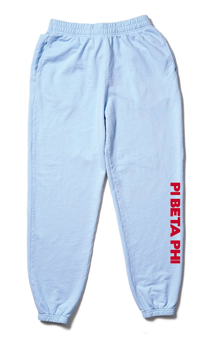 Cherry Arctic Blue Sorority Light Weight Joggers