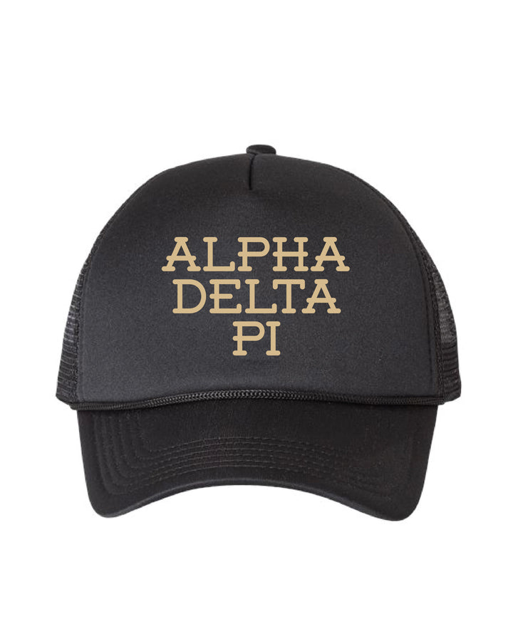 Western Embroidered Sorority Trucker Hat
