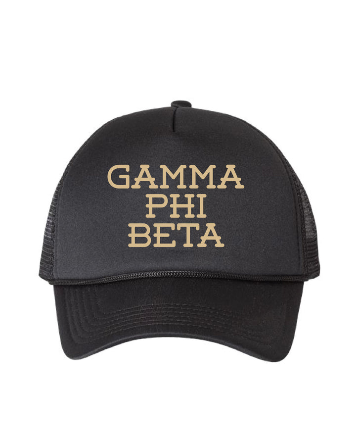 Western Embroidered Sorority Trucker Hat