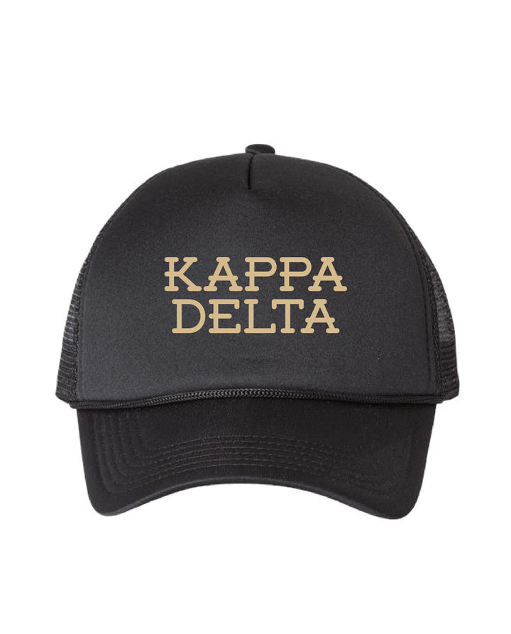 Western Embroidered Sorority Trucker Hat