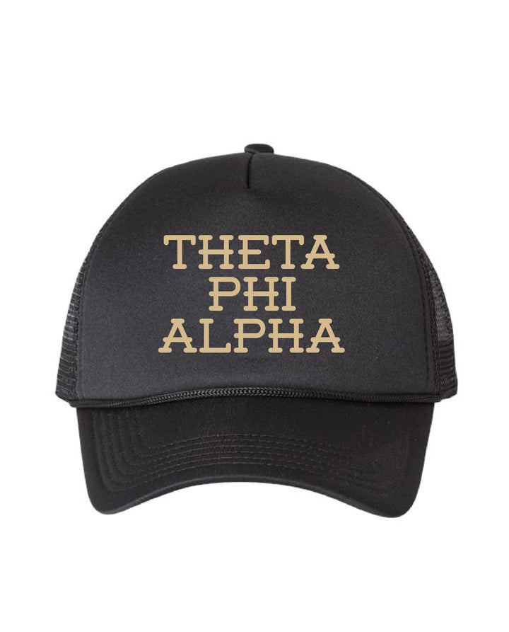 Western Embroidered Sorority Trucker Hat