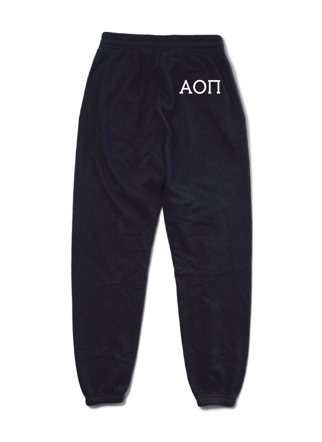 Black Greek Letter Joggers - 2XL