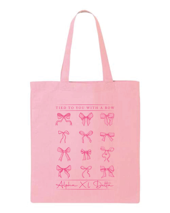 Tied to You Bow Sorority Tote