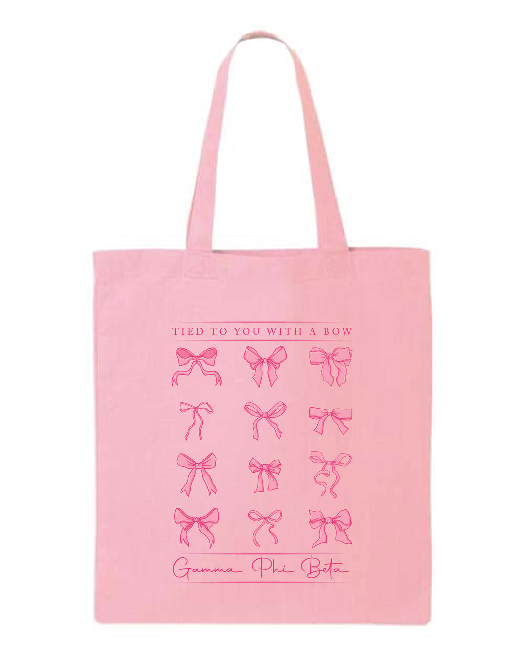 Tied to You Bow Sorority Tote