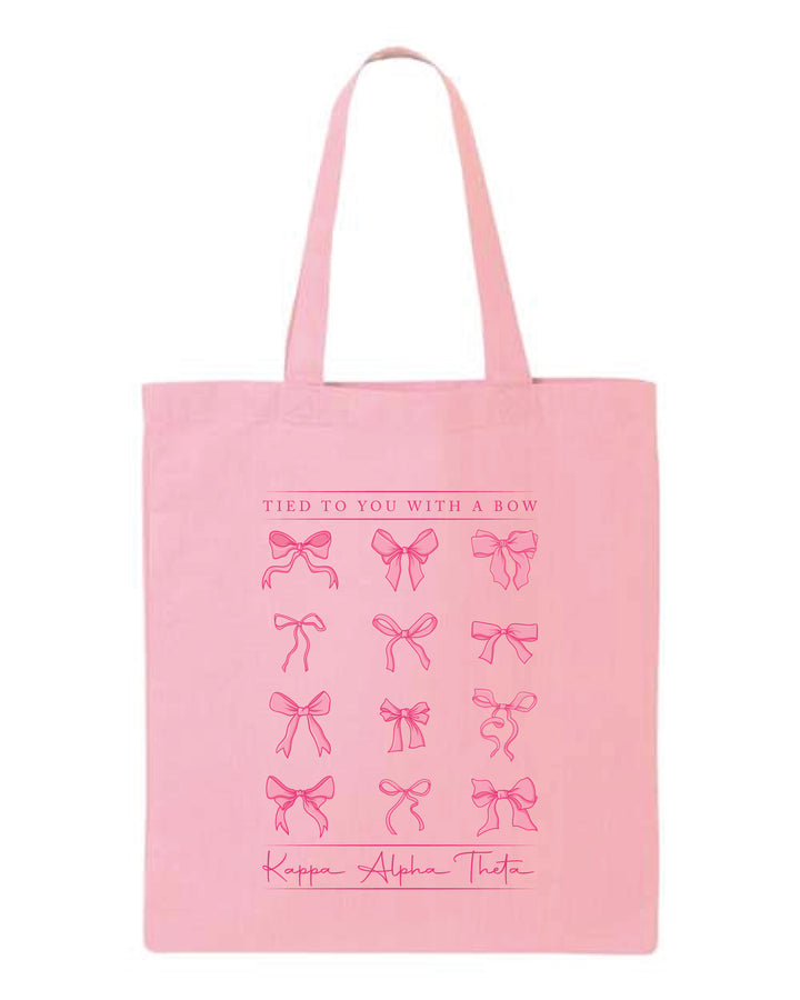 Tied to You Bow Sorority Tote