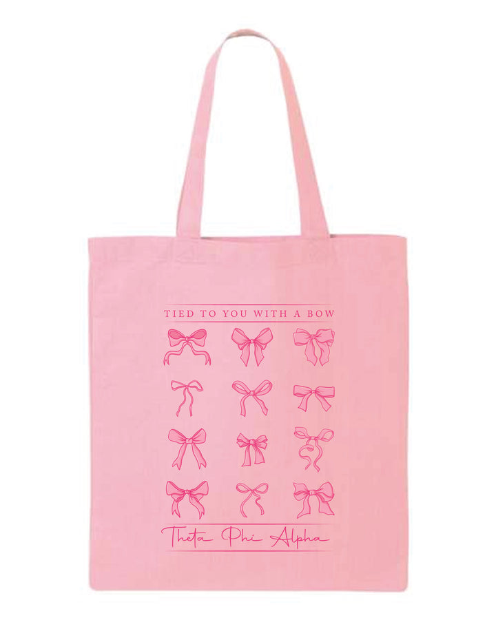 Tied to You Bow Sorority Tote