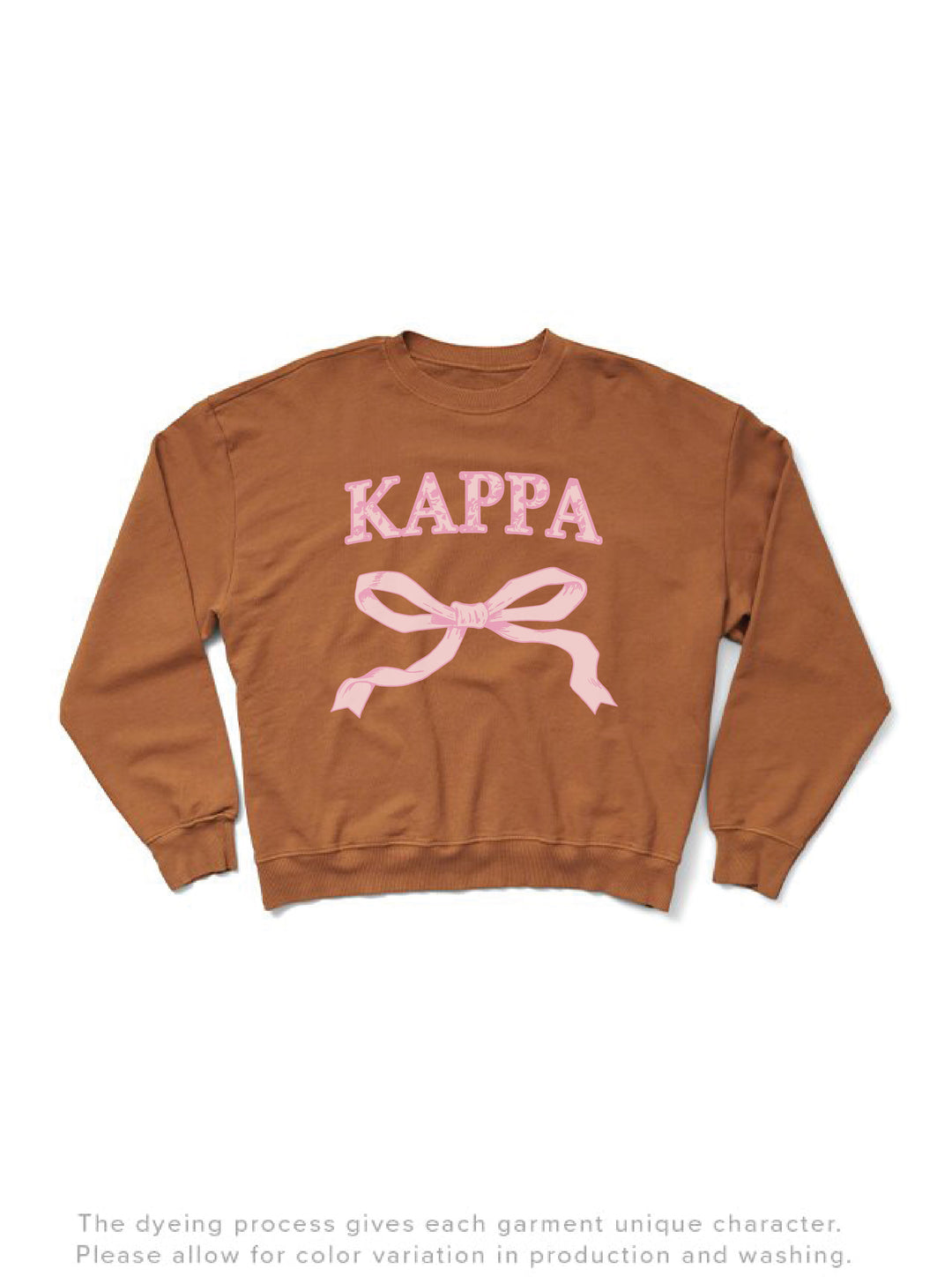 Bow Caffeine Matching Set Sorority Light Weight Crewneck