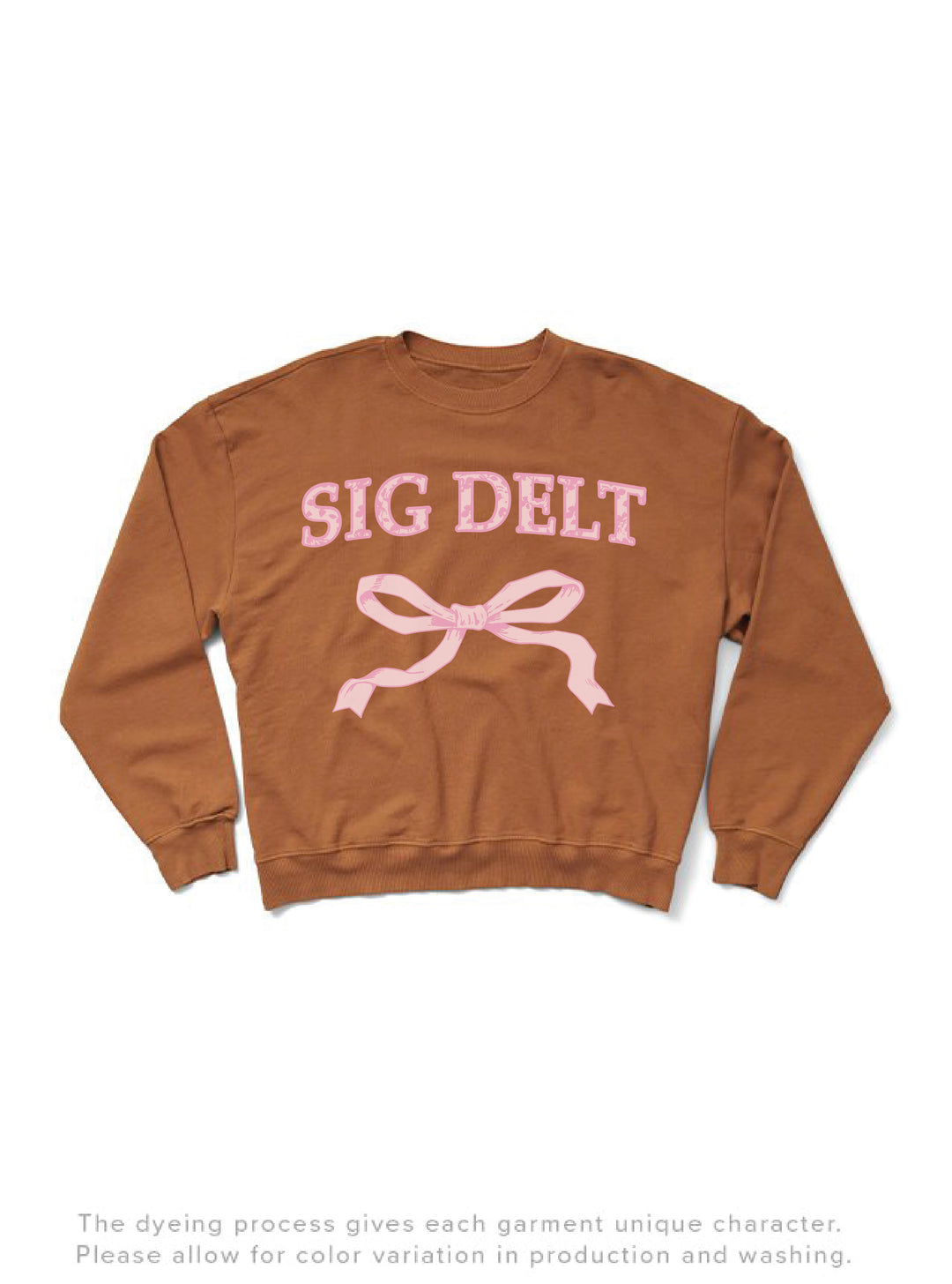 Bow Caffeine Matching Set Sorority Light Weight Crewneck