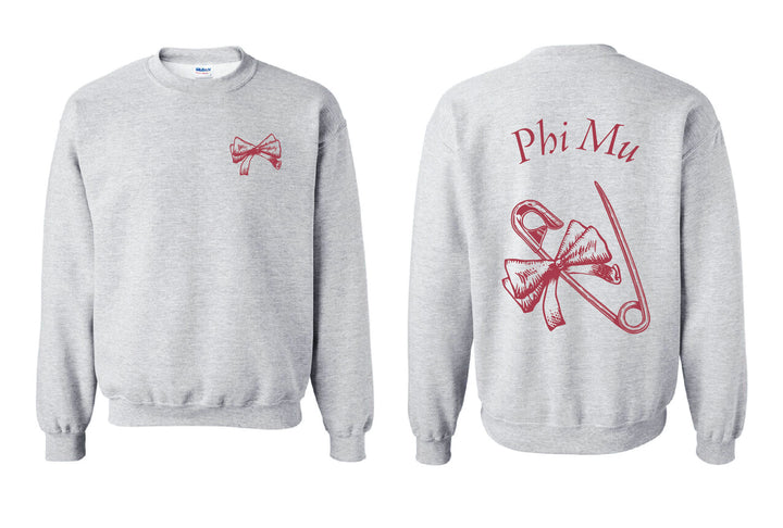 Bow Pin Sorority Matching Set Crewneck