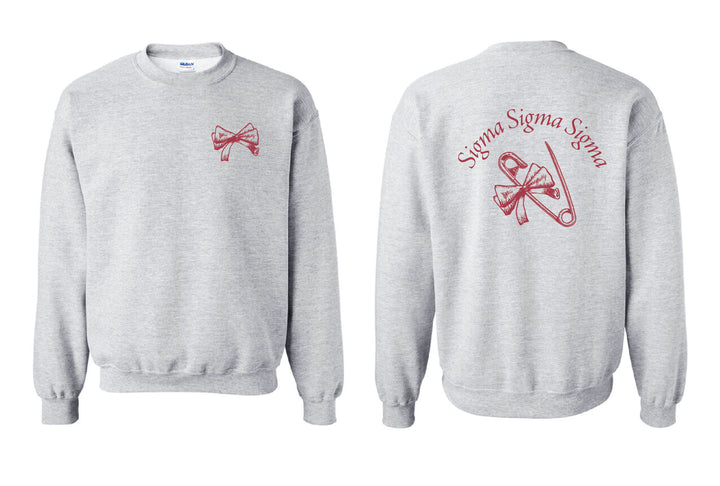 Bow Pin Sorority Matching Set Crewneck