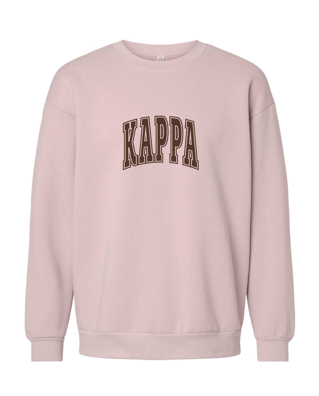 Kappa Kappa Gamma Brown & Blush Crewneck