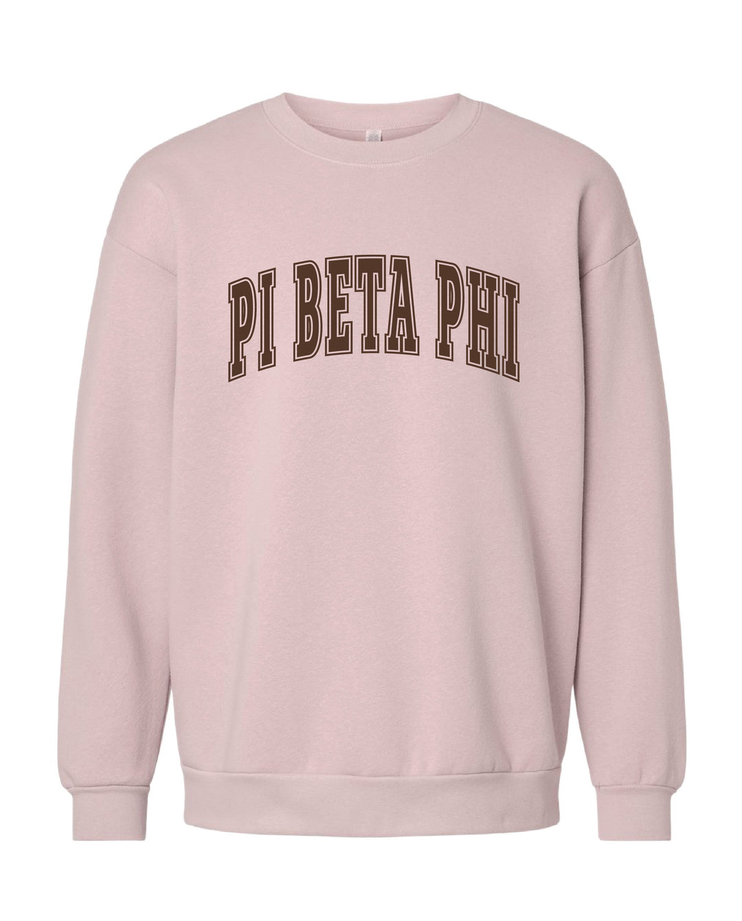 Pi Beta Phi Brown & Blush Crewneck