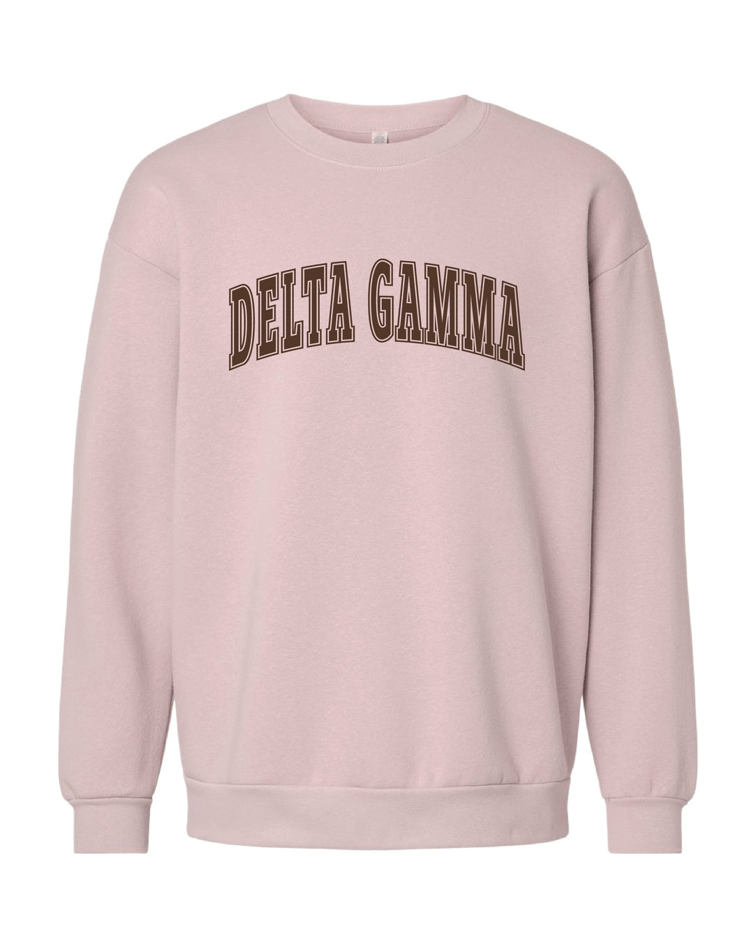 Delta Gamma Brown & Blush Crewneck