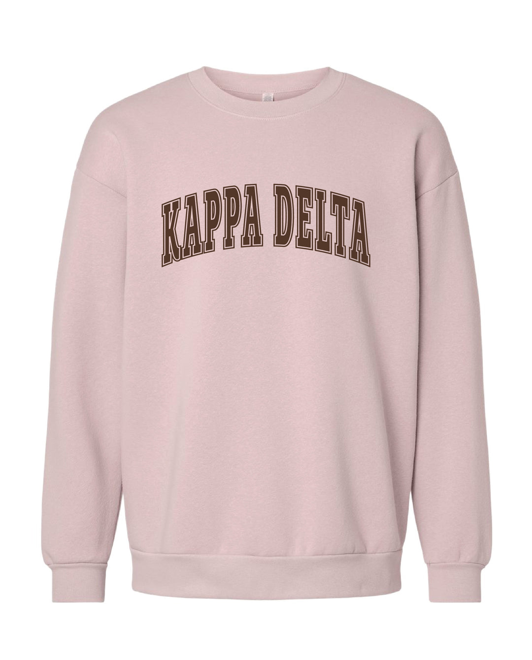 Kappa Delta Brown & Blush Crewneck