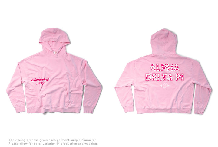 Bubblegum Heart Set Sorority Light Weight Hoodie