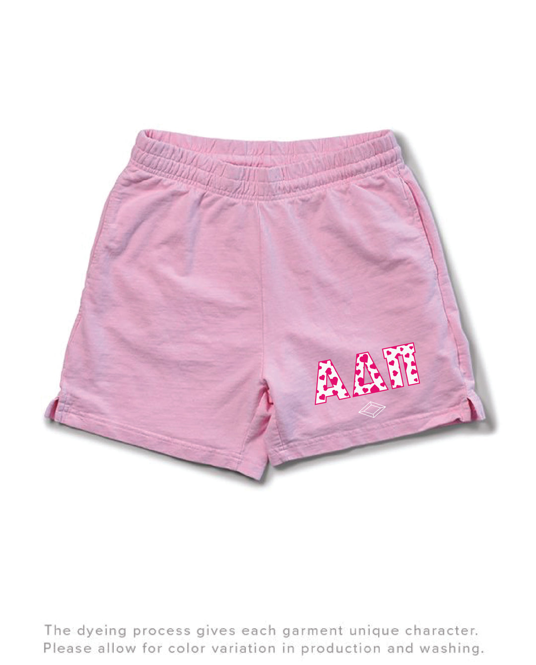 Bubblegum Heart Set Sorority Light Weight Shorts