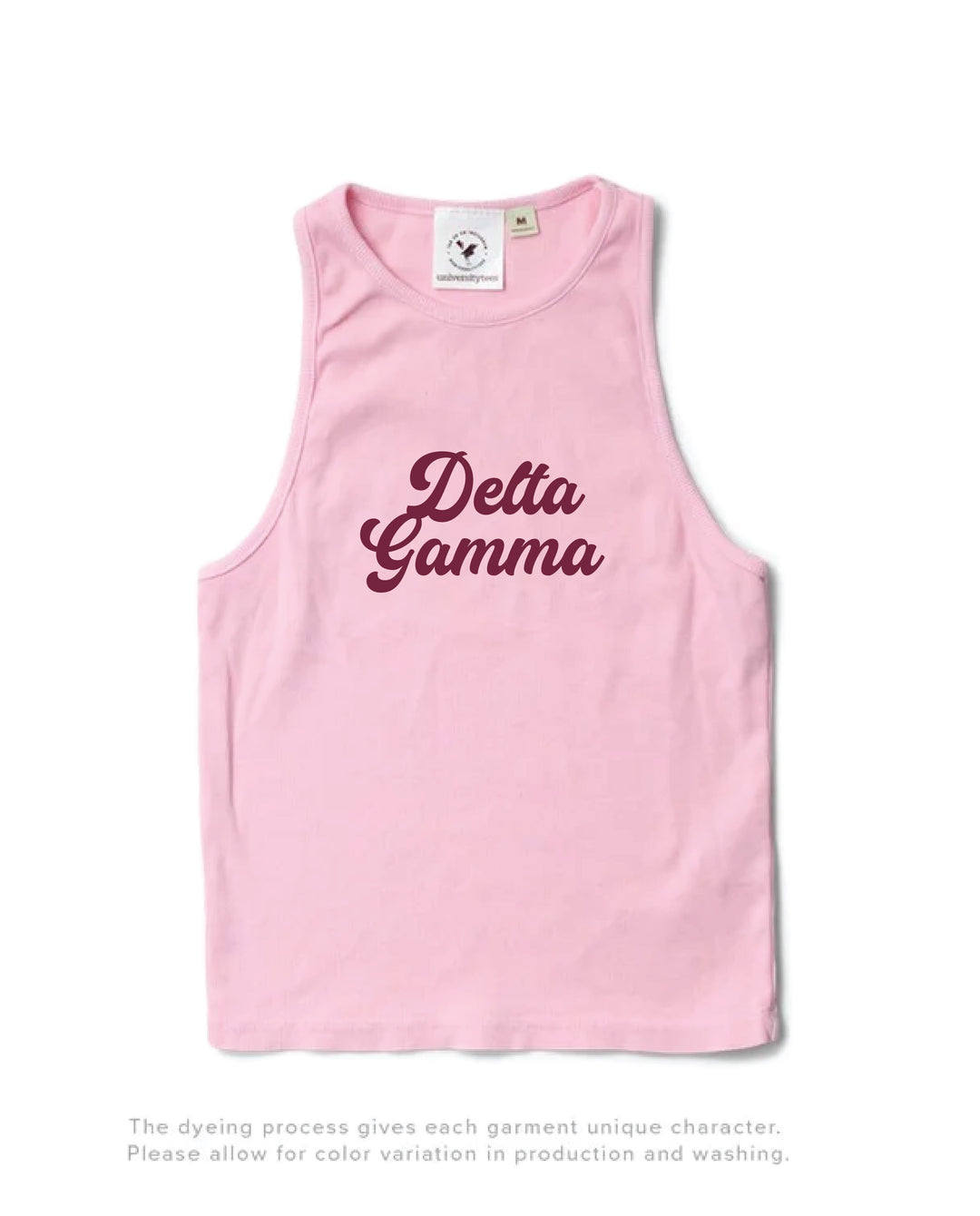 Bubblegum Script Sorority Tank