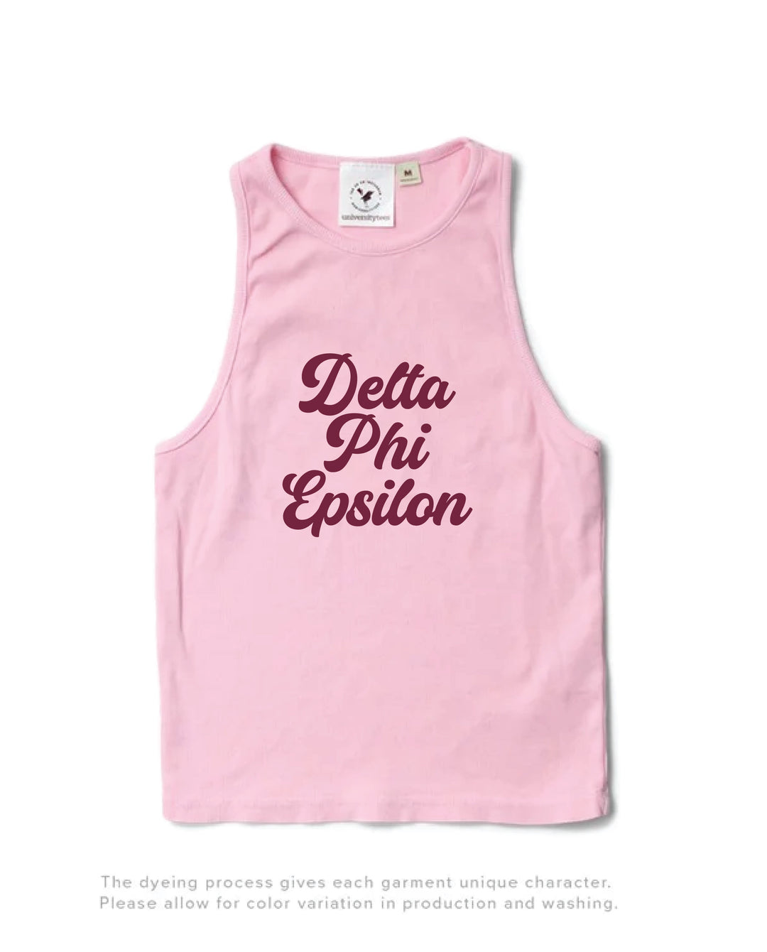 Bubblegum Script Sorority Tank