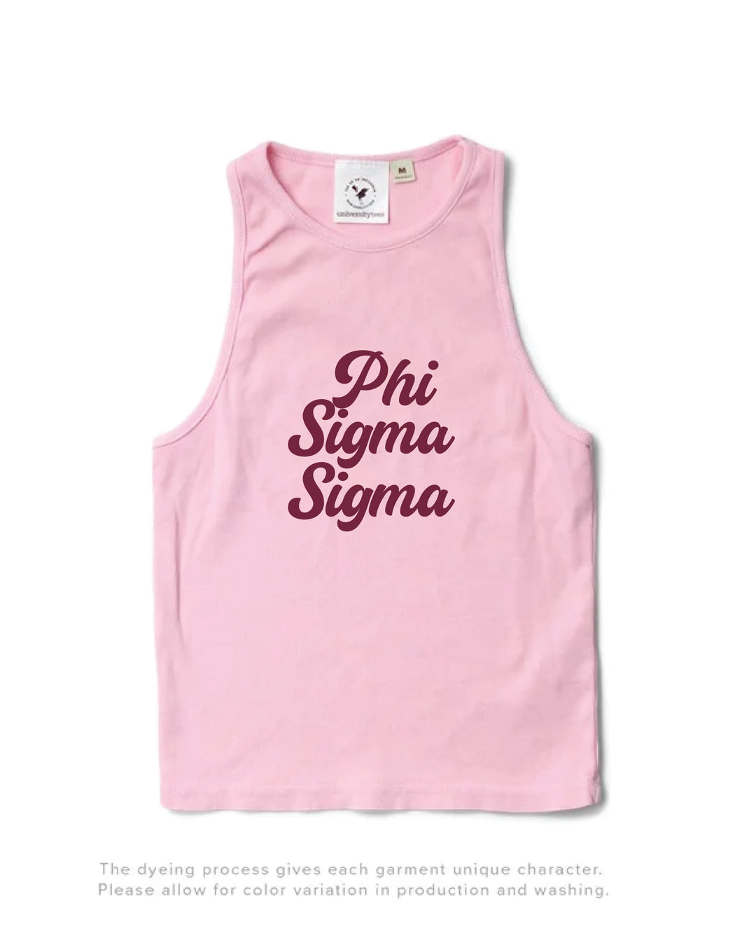 Bubblegum Script Sorority Tank
