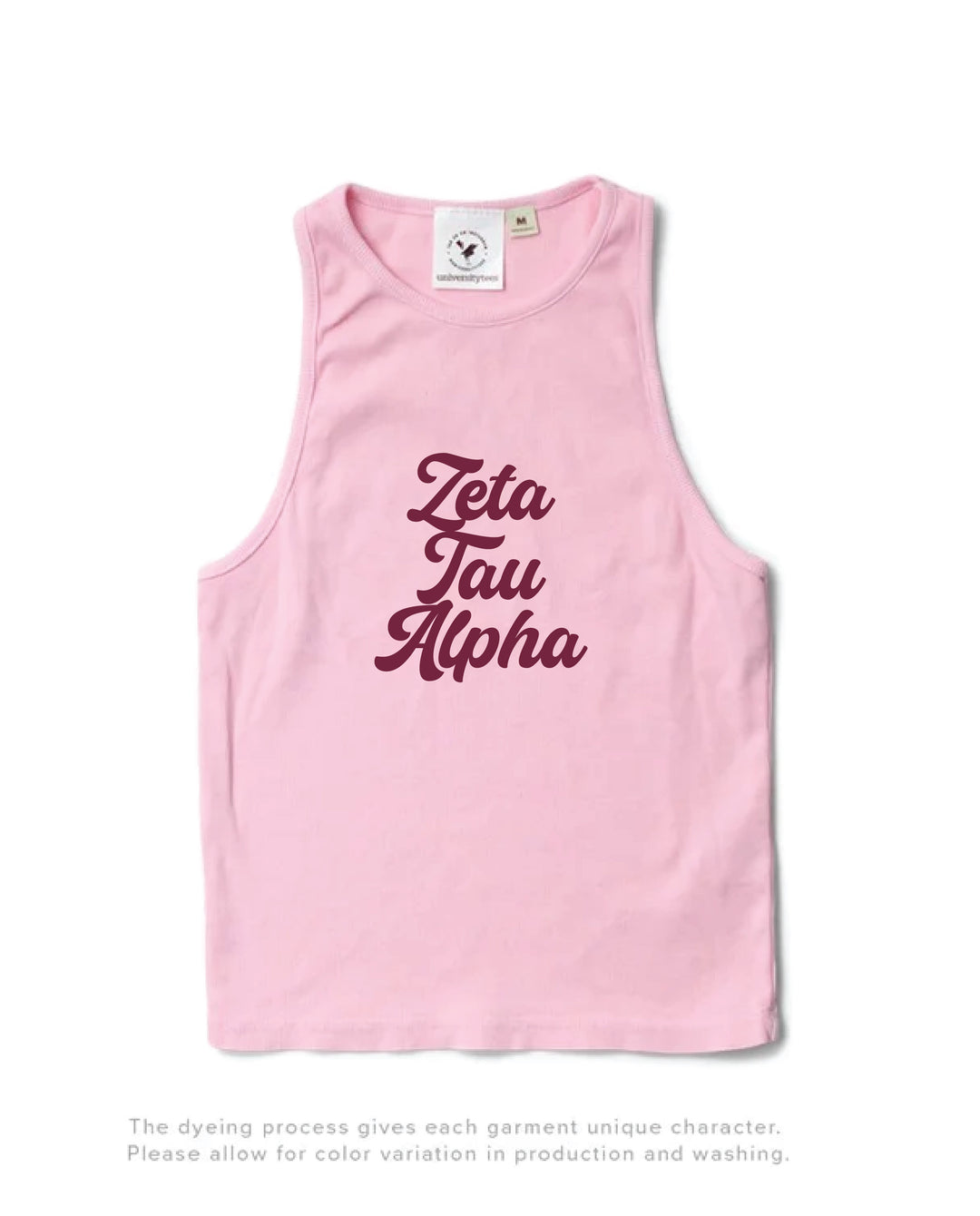 Bubblegum Script Sorority Tank