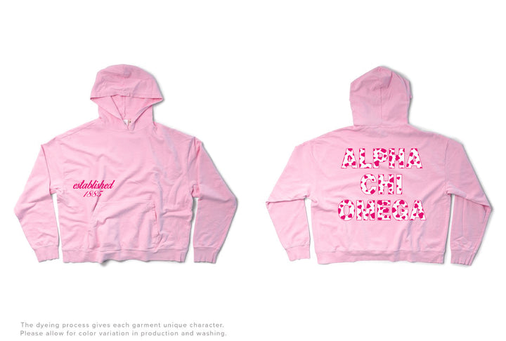Bubblegum Heart Set Sorority Light Weight Hoodie