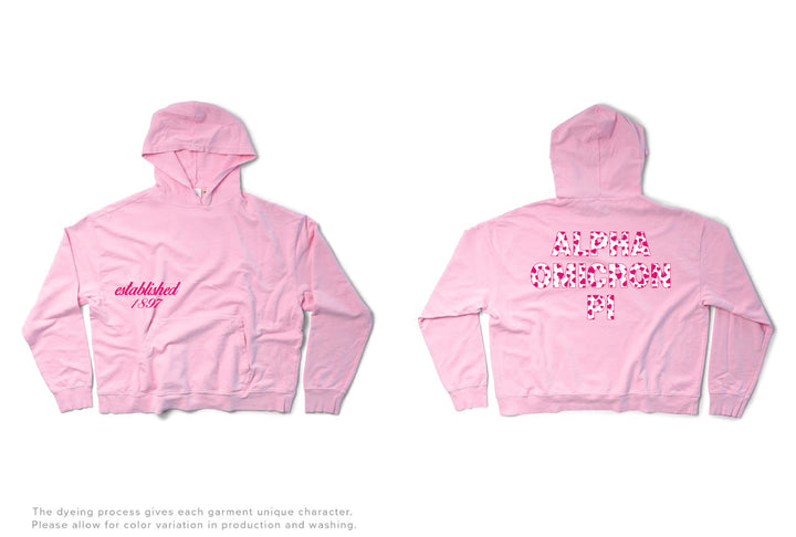 Bubblegum Heart Set Sorority Light Weight Hoodie