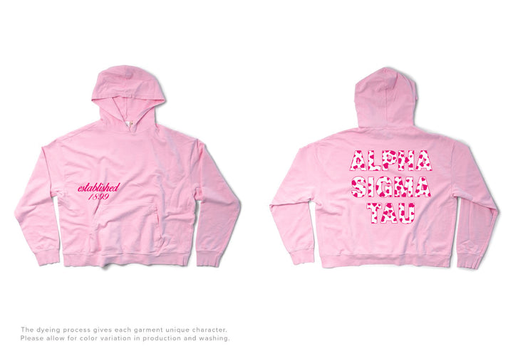 Bubblegum Heart Set Sorority Light Weight Hoodie