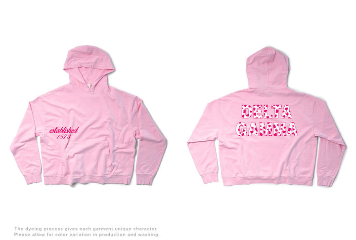 Bubblegum Heart Set Sorority Light Weight Hoodie