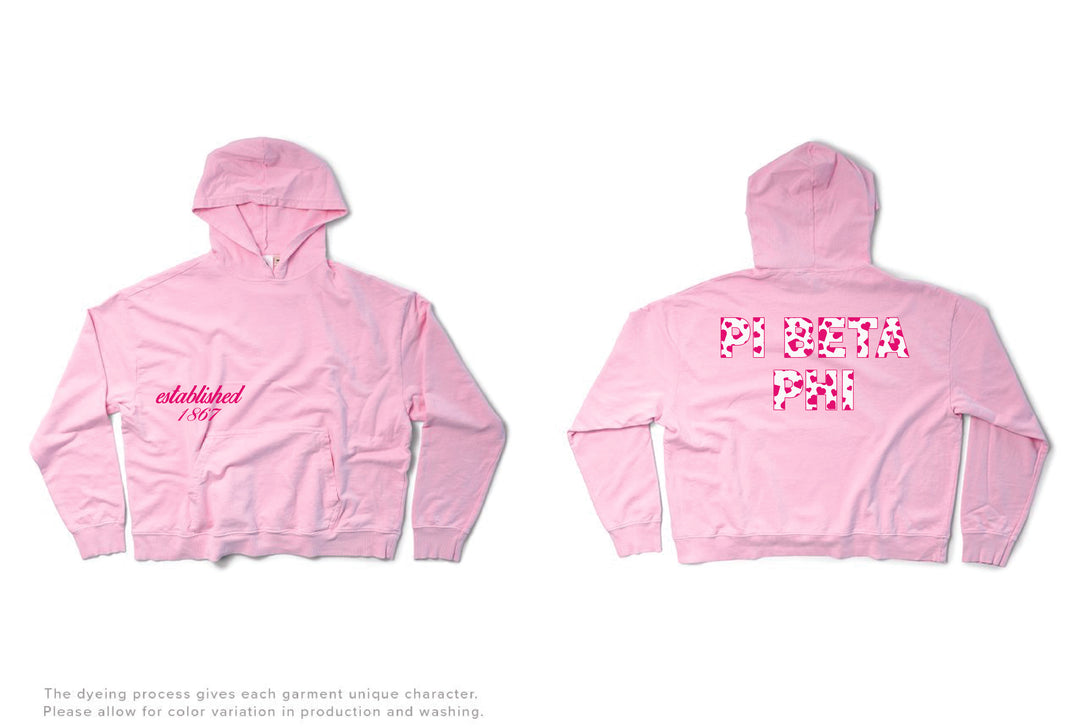 Bubblegum Heart Set Sorority Light Weight Hoodie