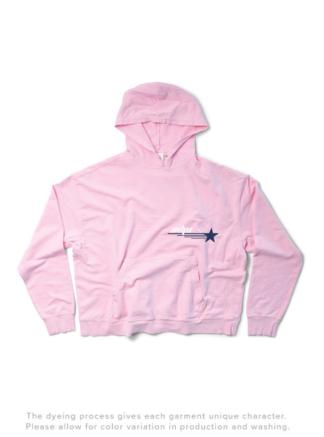 Alpha Delta Pi Bubblegum Star Struck Light Weight Hoodie