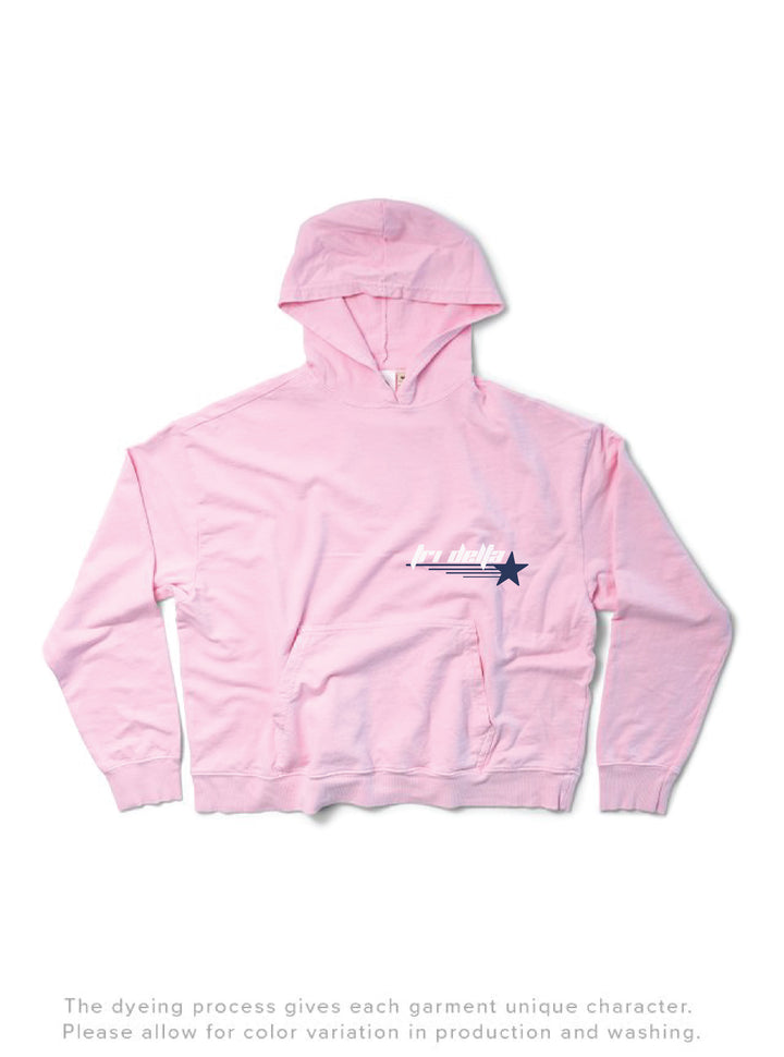 Bubblegum Star Struck Sorority Light Weight Hoodie