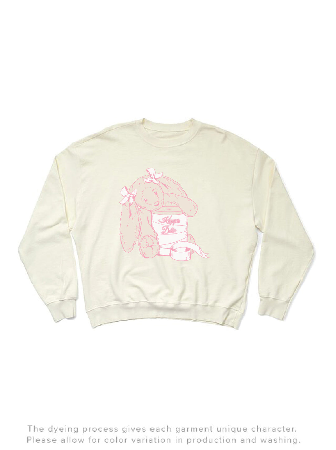 Vanilla Ice Bunny Bow Light Weight Sorority Crewneck